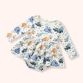 Trick-O-Saurus - Girl Romper flat lay