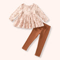 Pink Safari - Pants Set flat lay