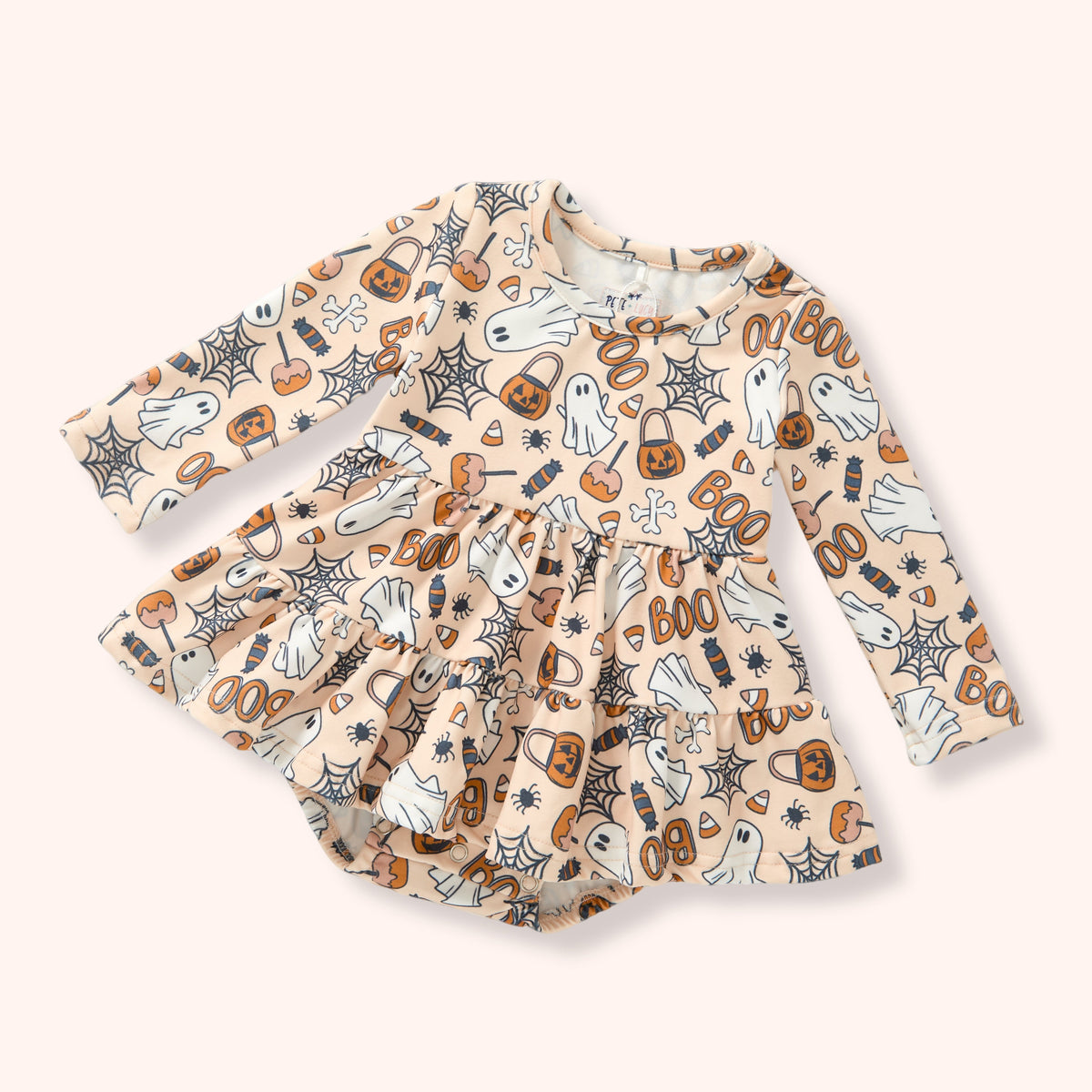 Spooky Sweets - Girl Romper flat lay