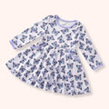 Violet Wings - Dress flat lay