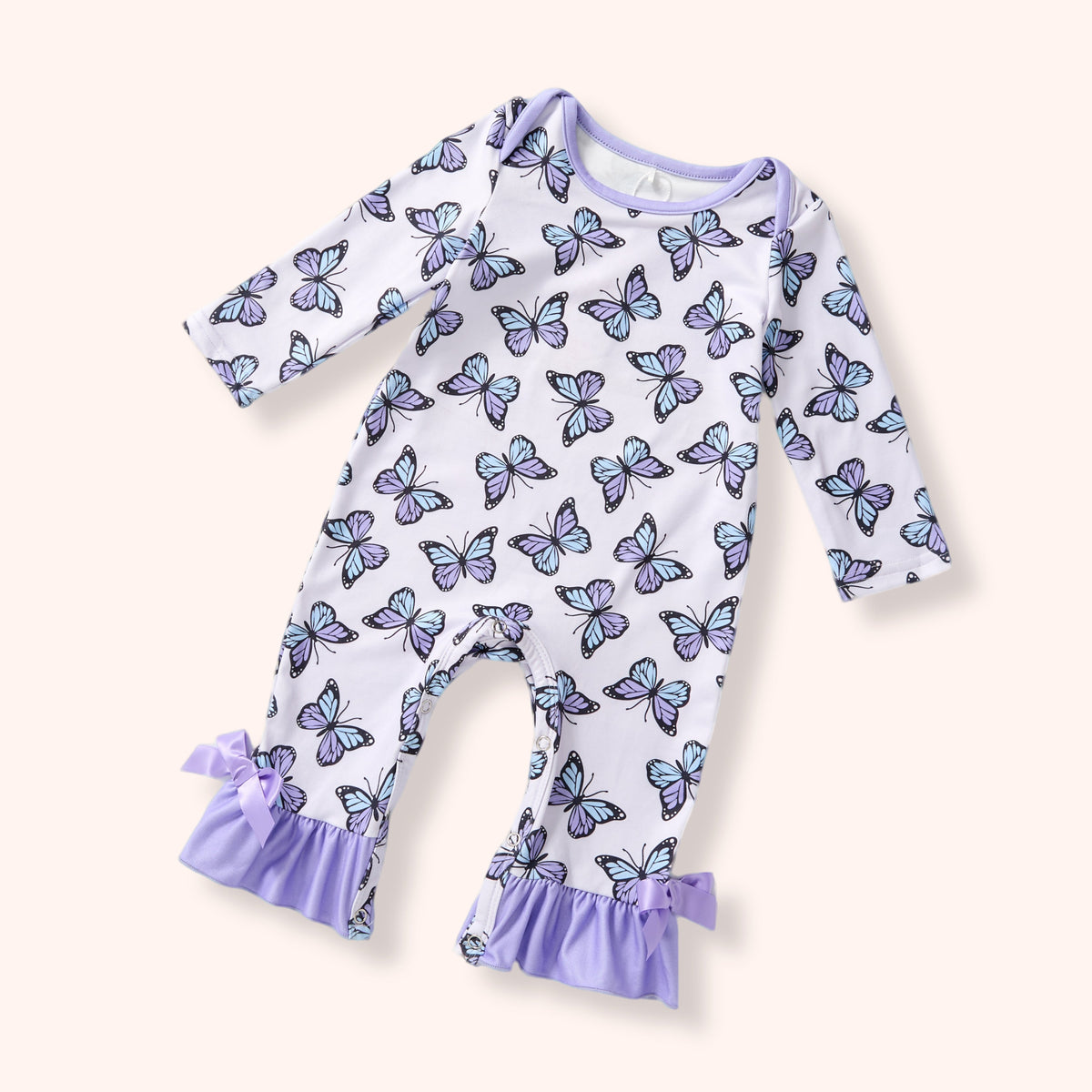 Violet Wings - Romper flat lay