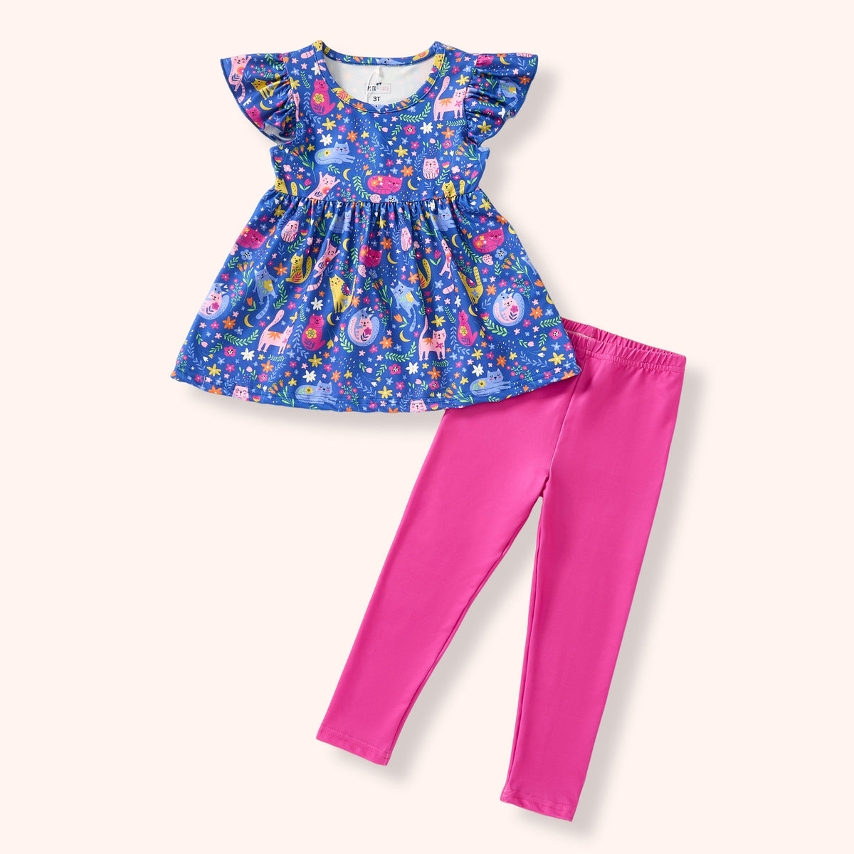Meow Magic - Pants Set flat lay