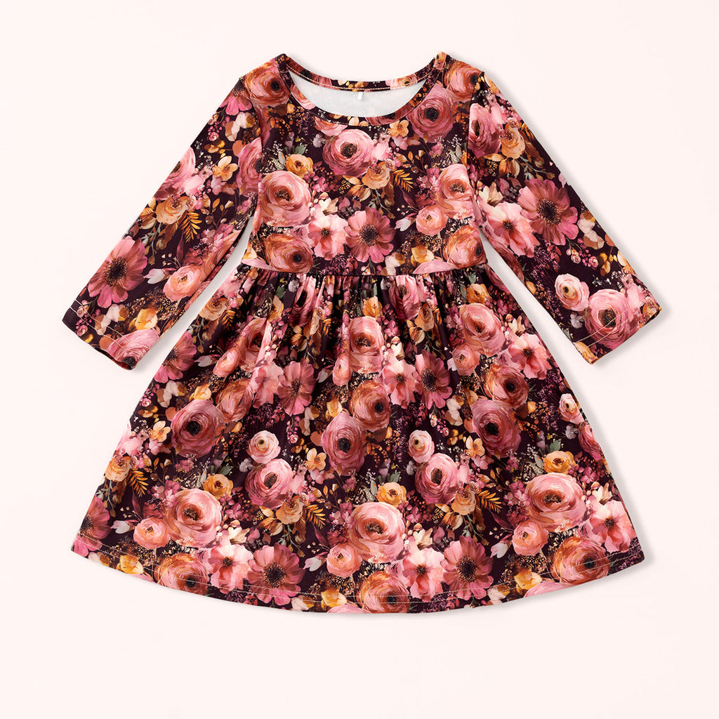 Autumn Embers - Dress flat lay