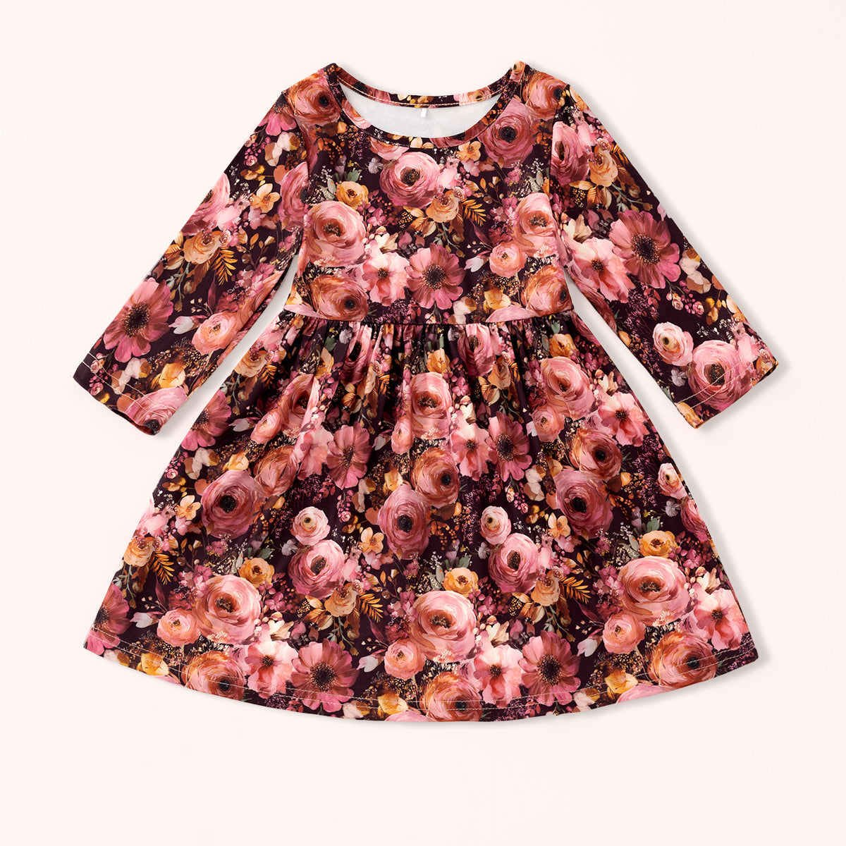 Autumn Embers - Dress flat lay