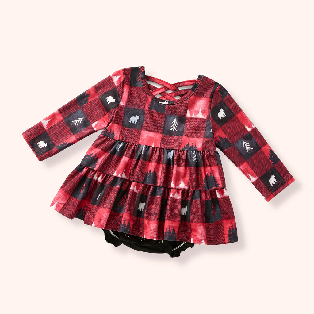 Wild Adventurer - Girl Romper flat lay