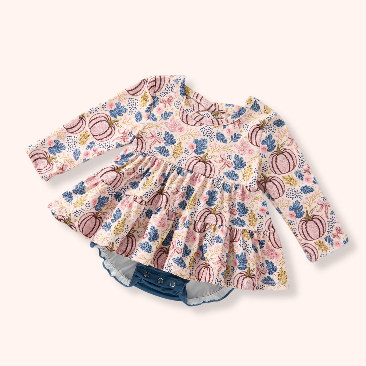 Blush Harvest - Romper flat lay