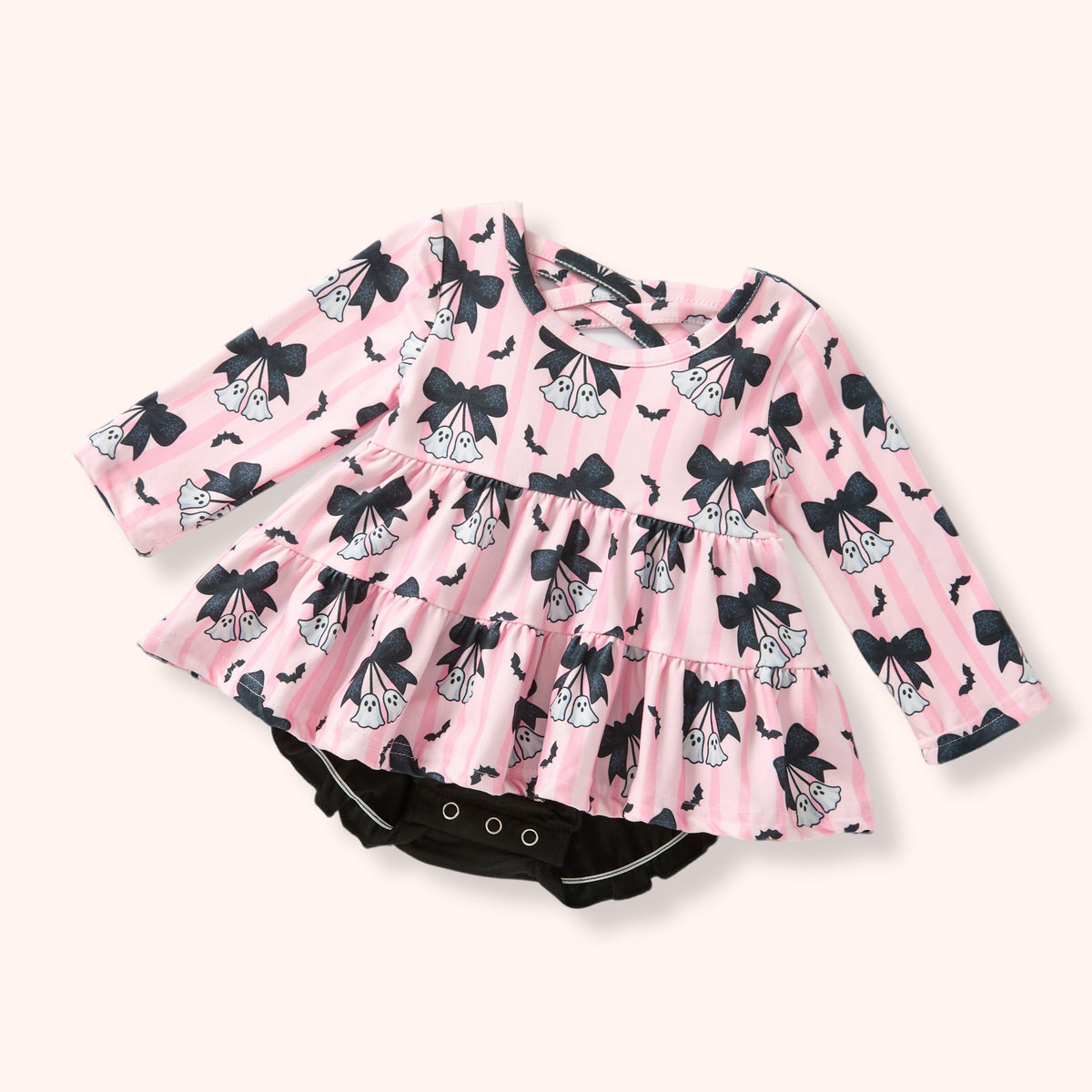 Little Boo Bows - Romper flat lay