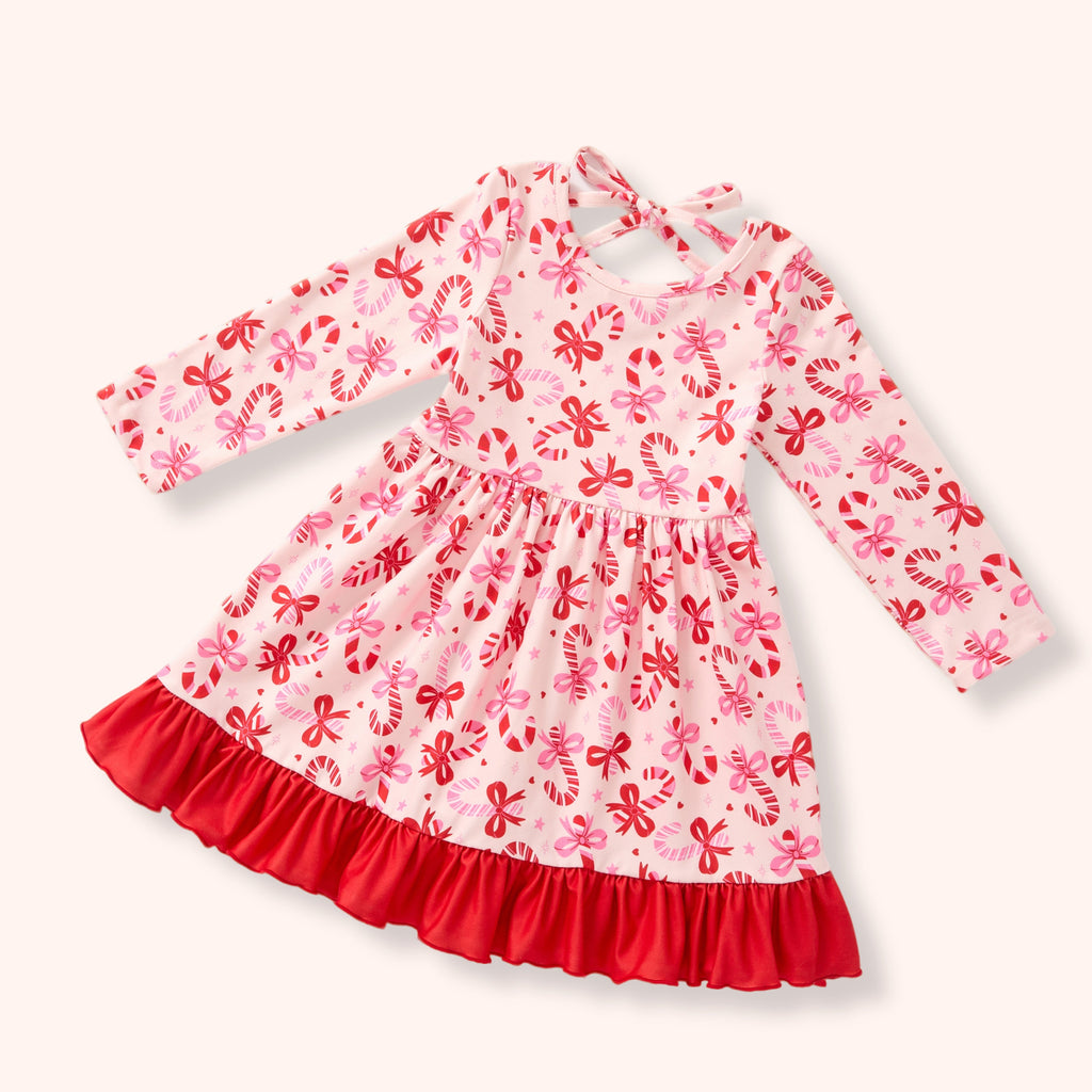 Candy Cane Cutie - Regular Dress flat lay