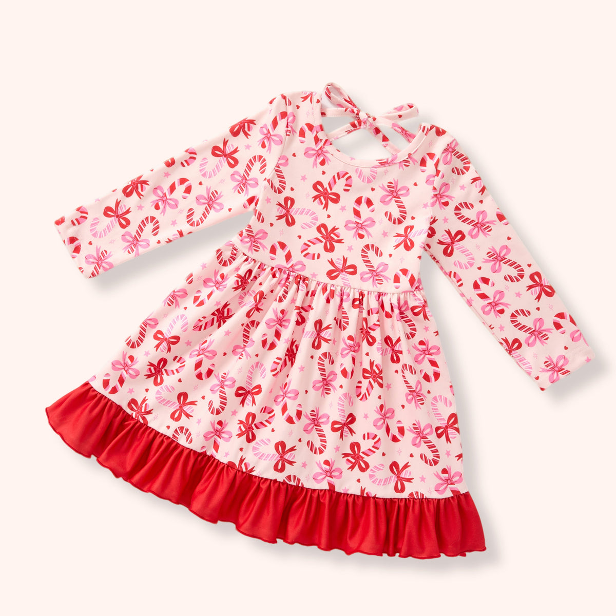 Candy Cane Cutie - Regular Dress flat lay