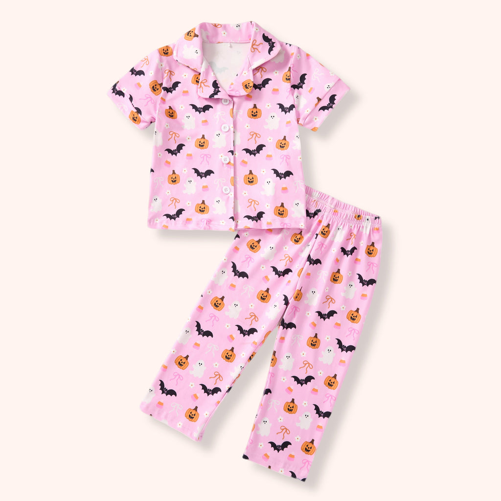 Sweet & Spooky - Girls Loungewear flat lay