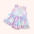Cotton Candy Swirl - Romper flat lay