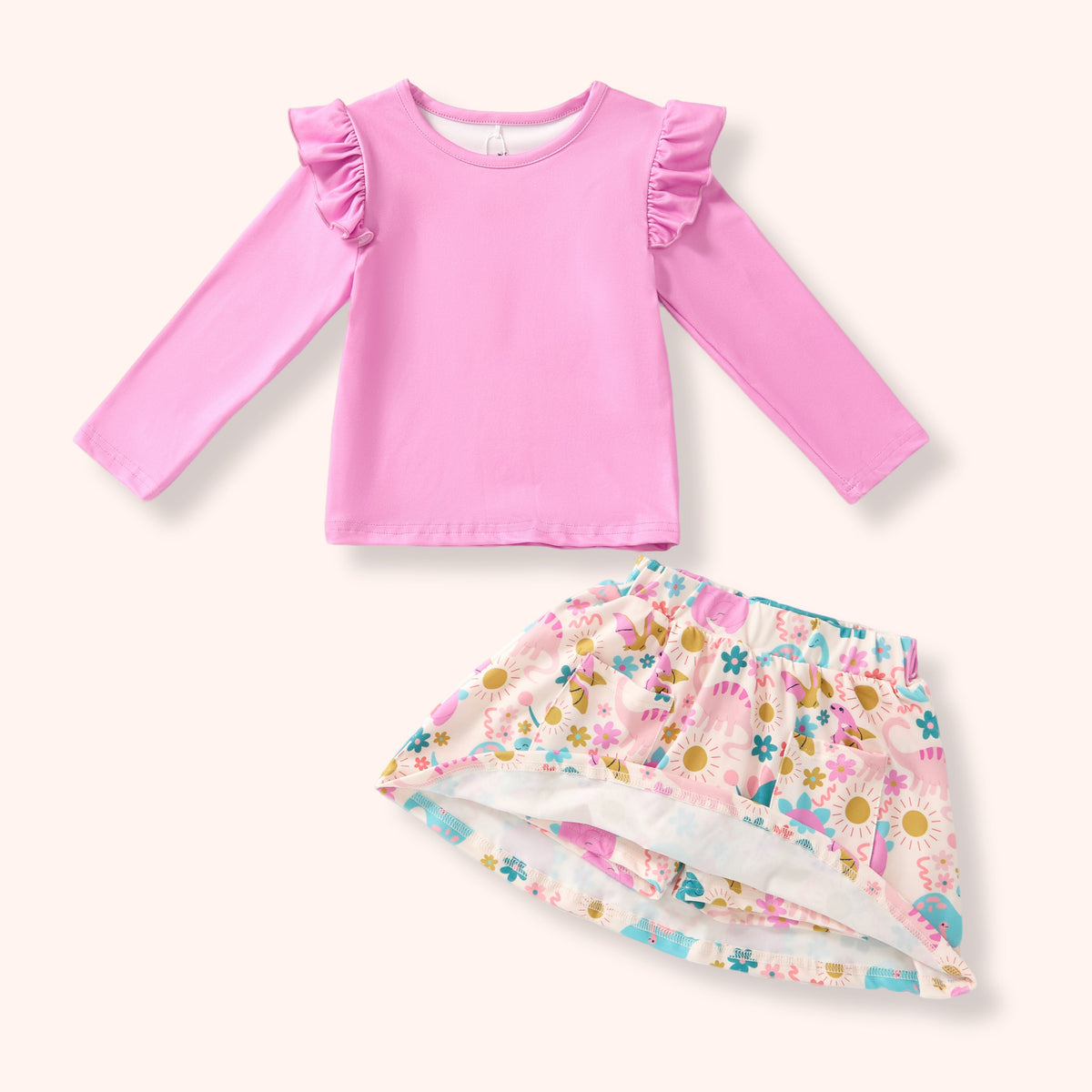 Jurassic Dreams - Skort Set flat lay