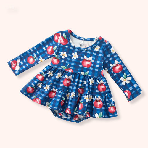 Apple Harvest - Romper flat lay