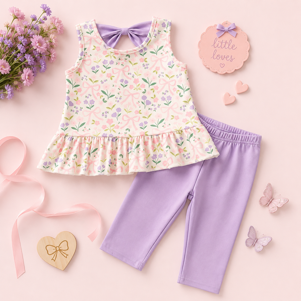 Blushing Bow Two-Piece Set
