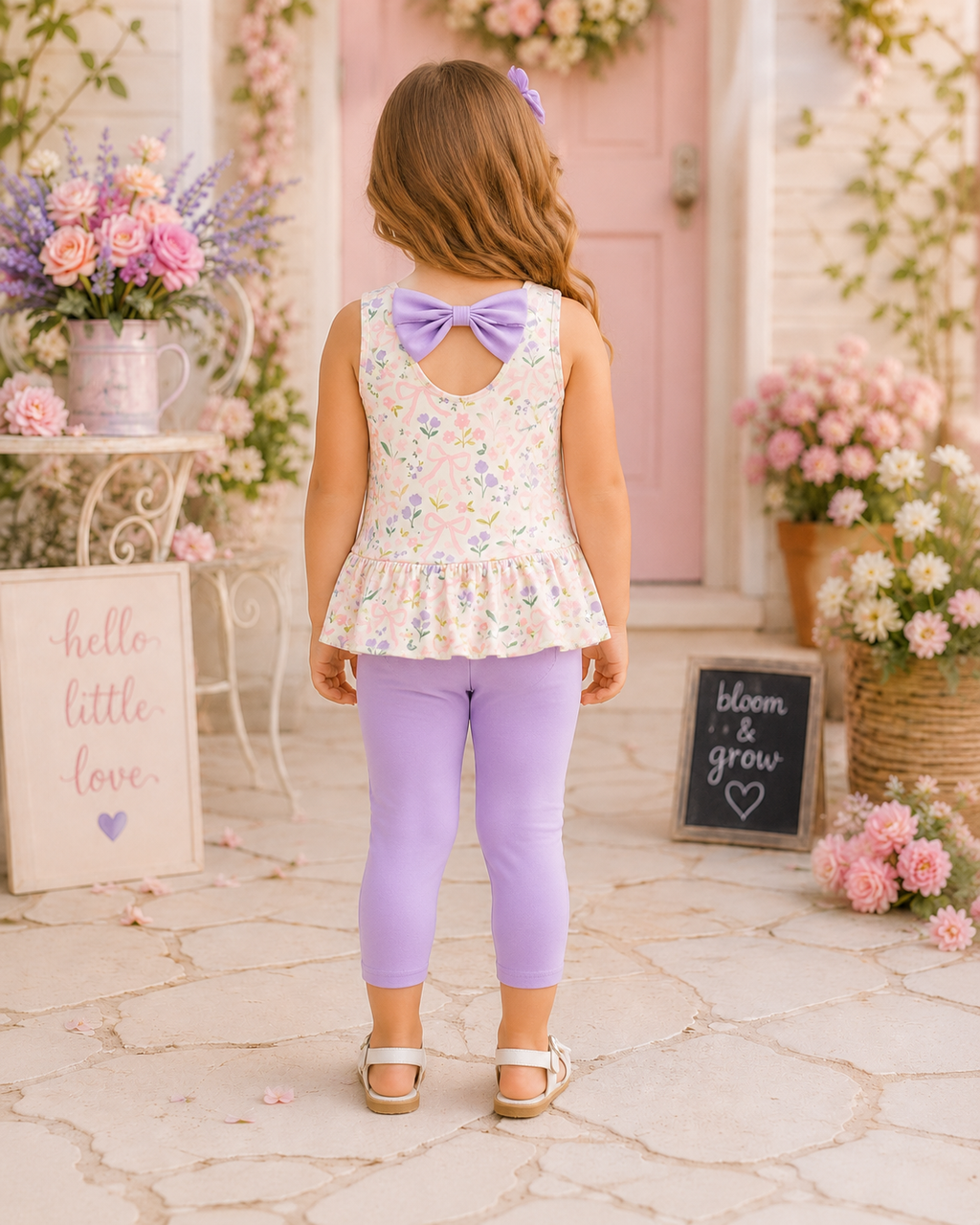Blushing Bow Two-Piece Set