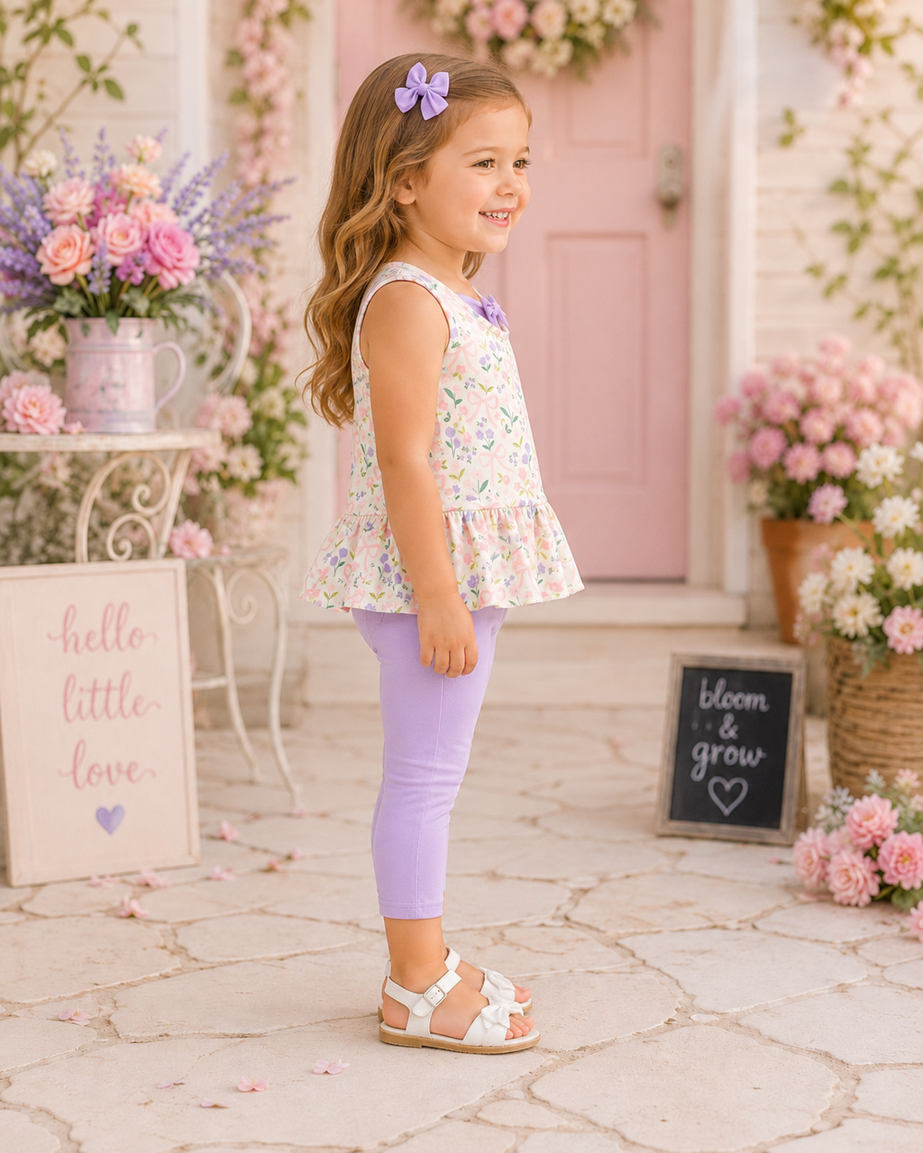 Blushing Bow Two-Piece Set
