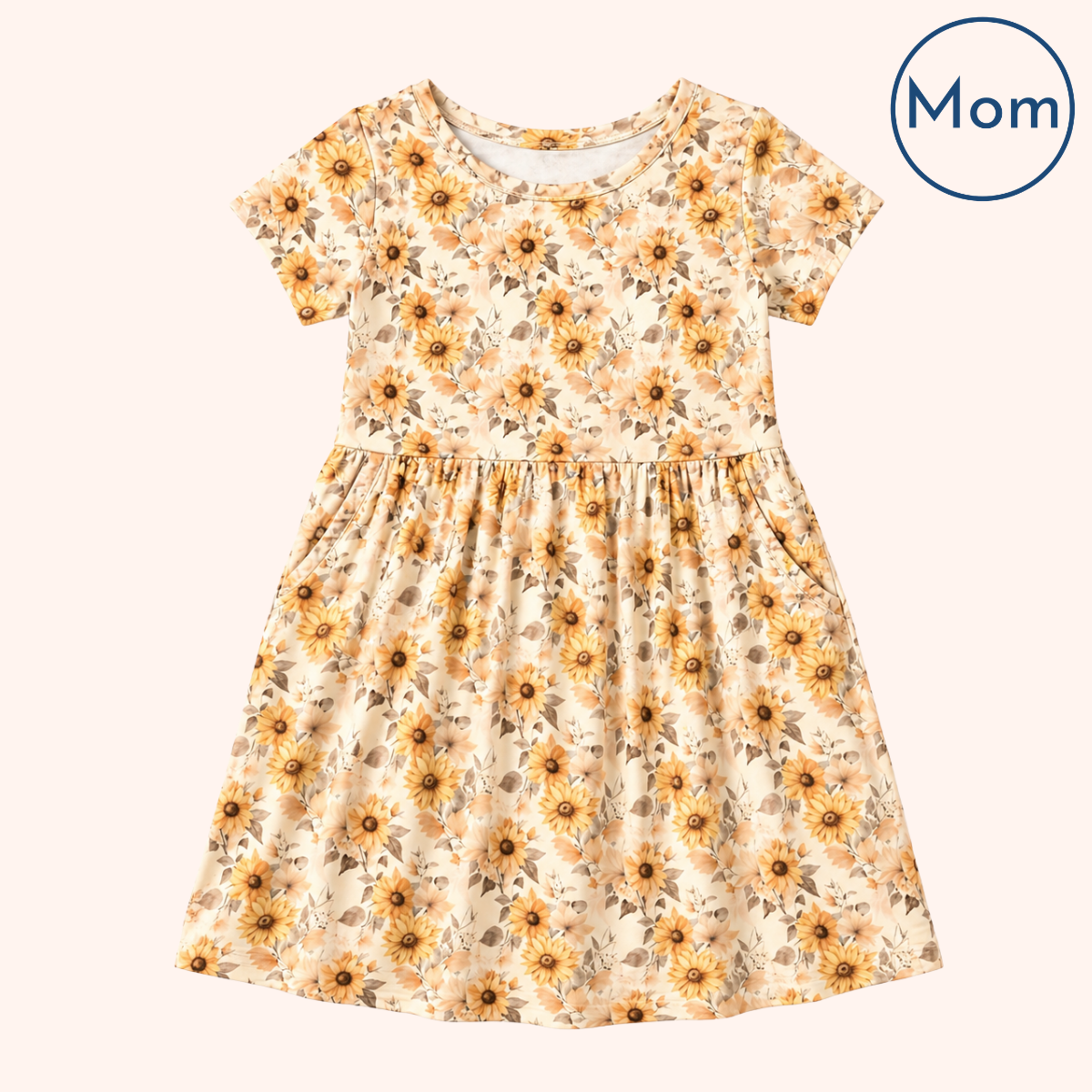 Fields of Sunshine - Mom Dress flat lay