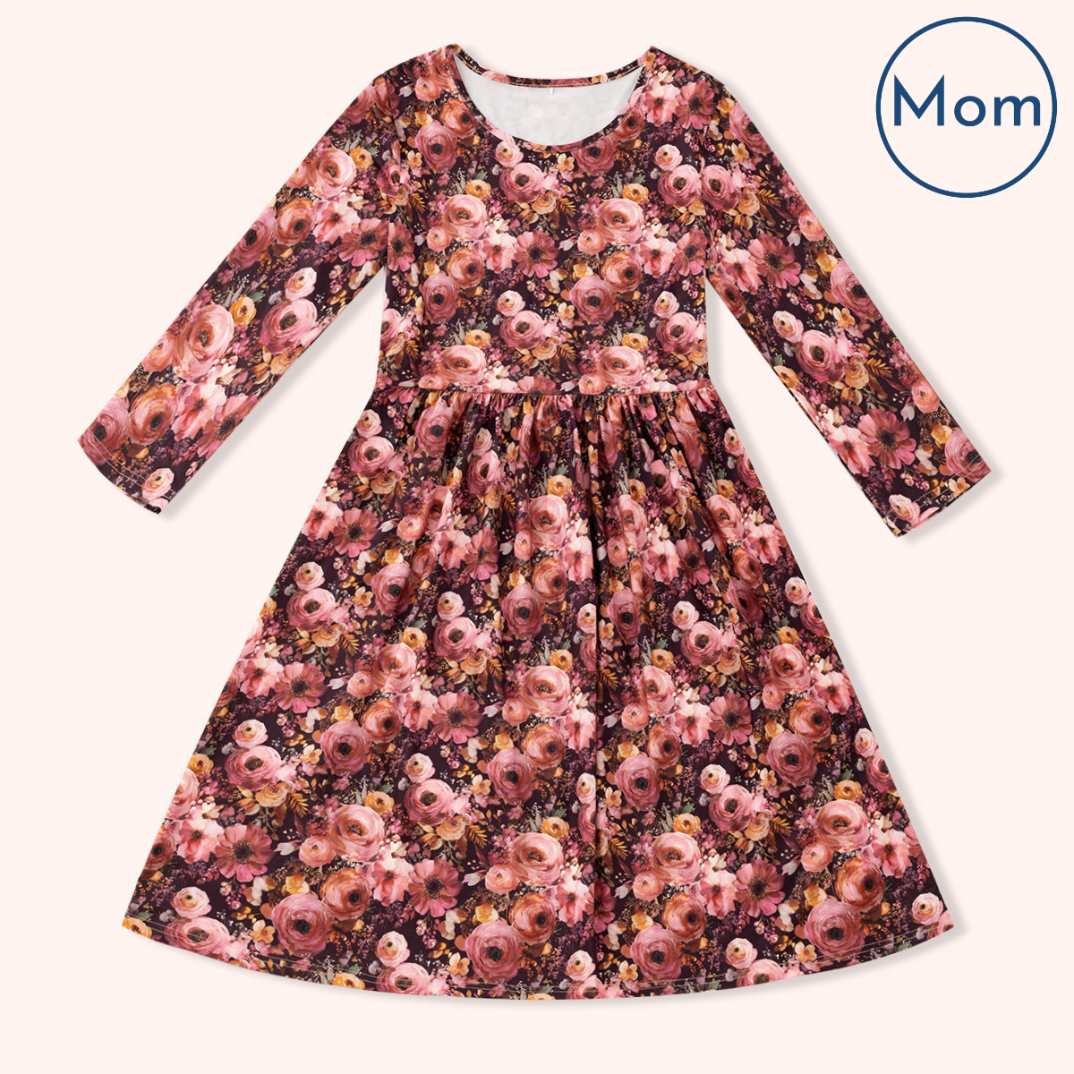 Autumn Embers - Mom Dress flat lay