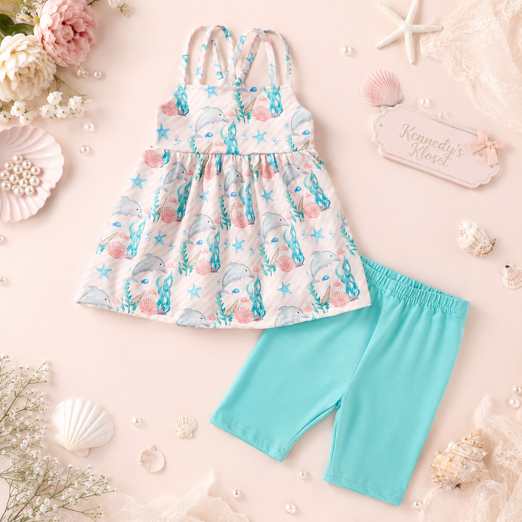 Dolphin Day Dreams Two-Piece Set