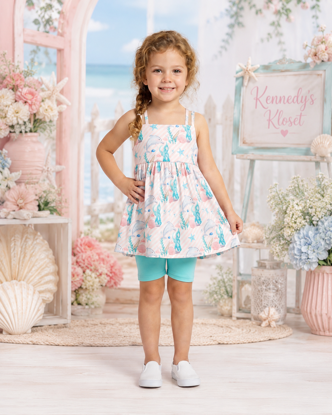 Dolphin Day Dreams Two-Piece Set