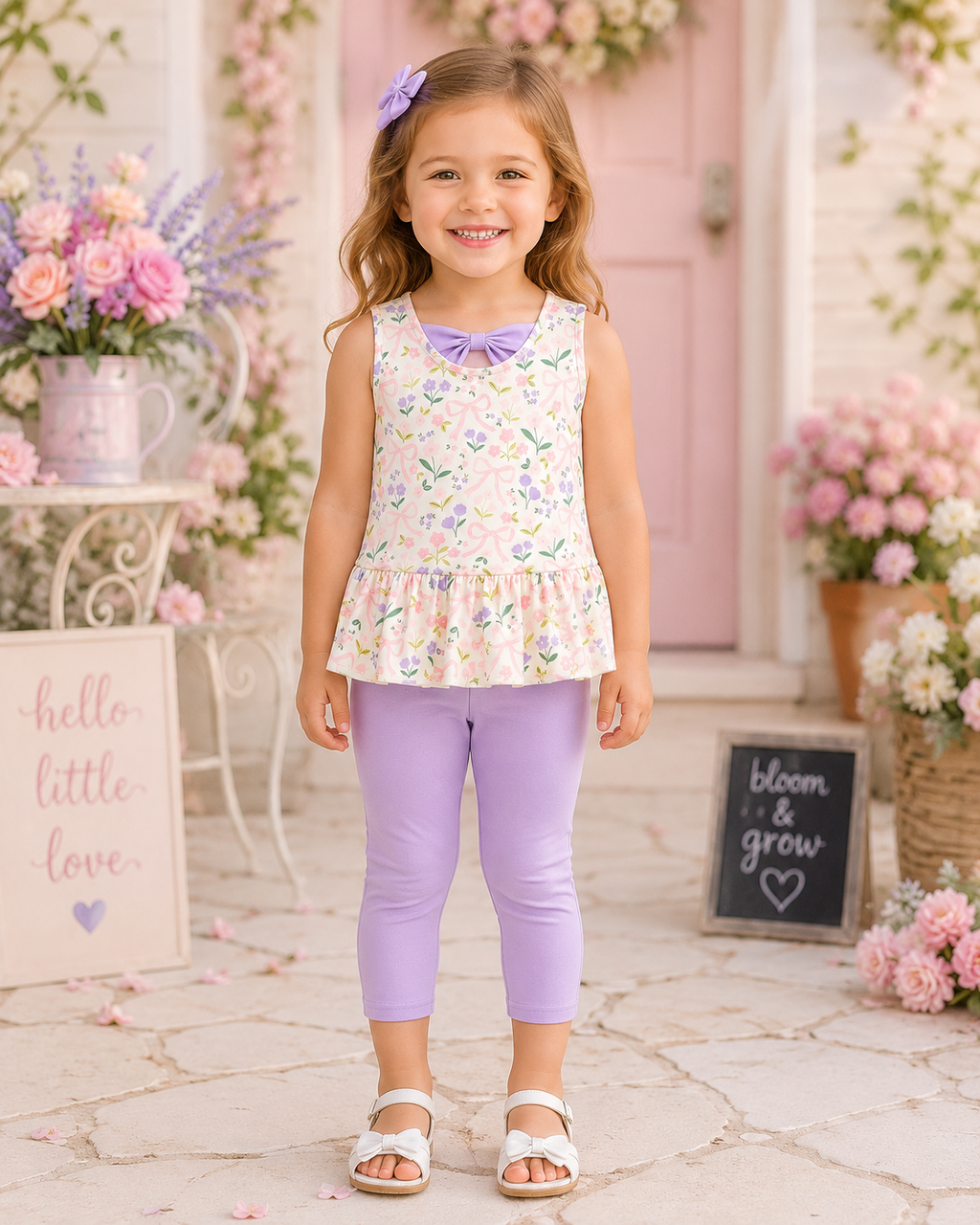 Blushing Bow Two-Piece Set