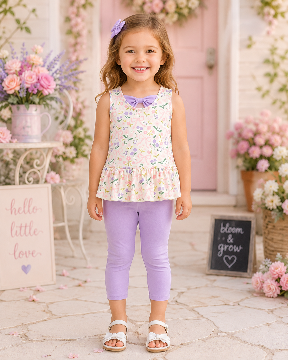 Blushing Bow Two-Piece Set