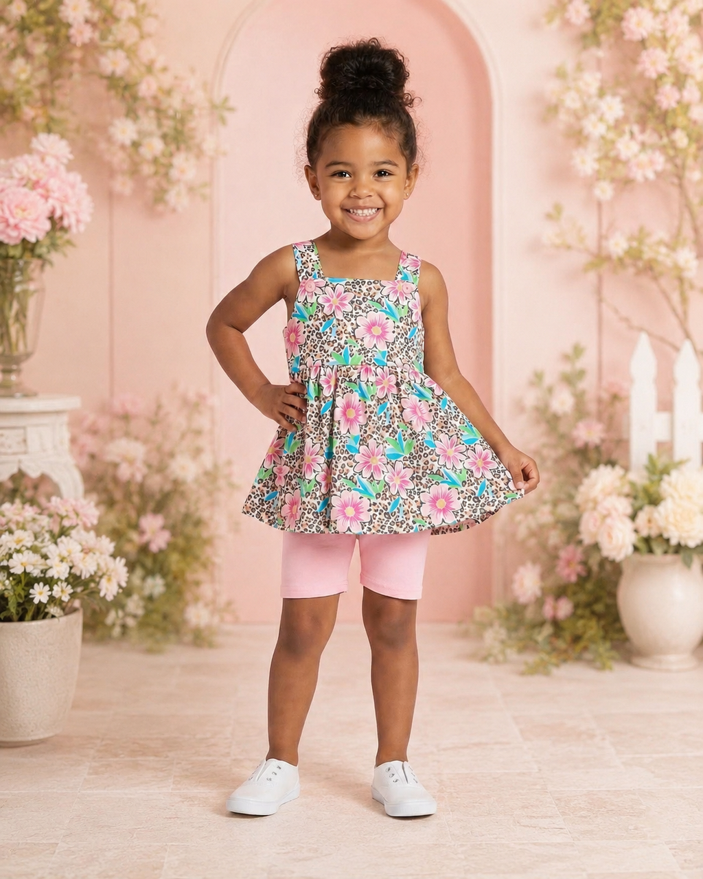 Leopard Lagoon Two-Piece Set