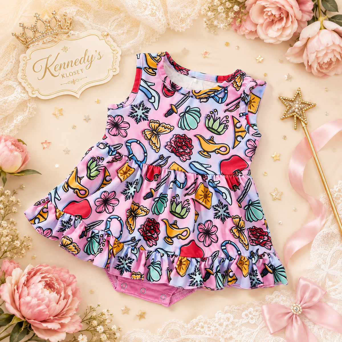 Princess Mash Up Romper