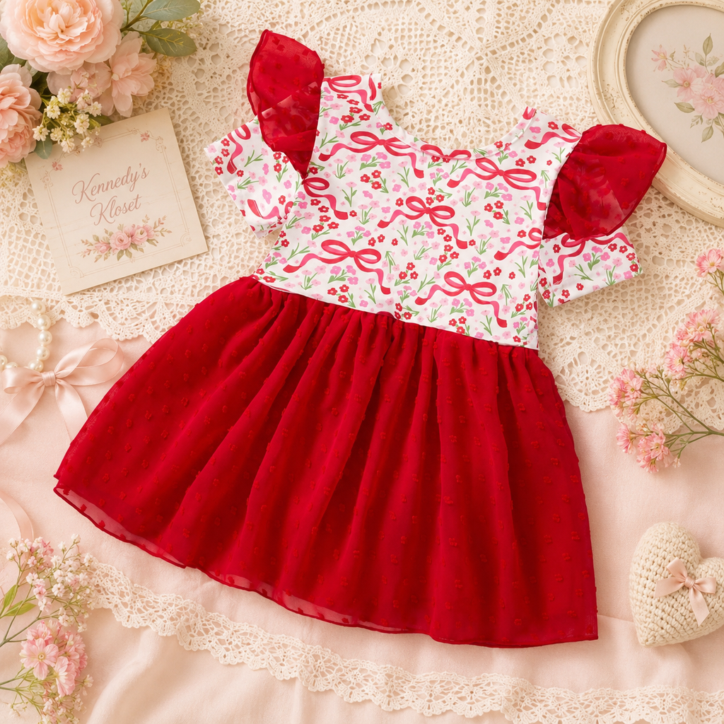 Red Bow Leotard