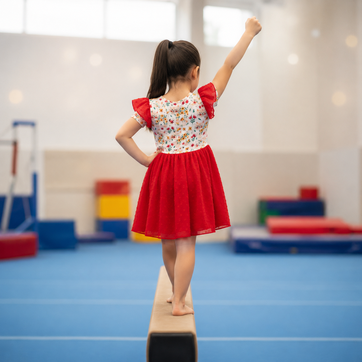 Red Cats Leotard