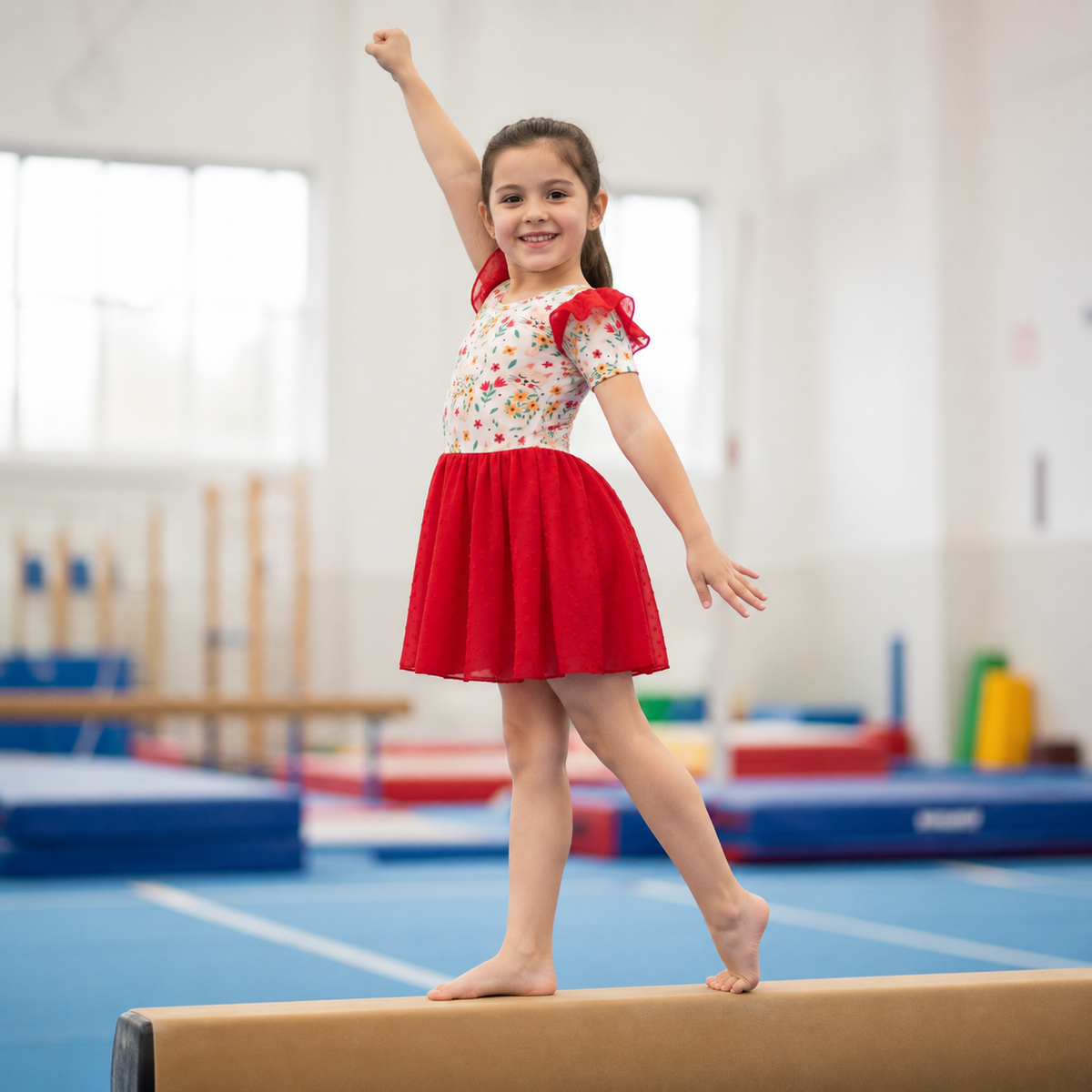 Red Cats Leotard
