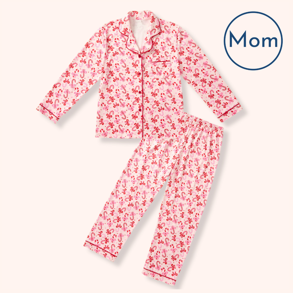 Candy Cane Cutie - Adult Loungewear flat lay