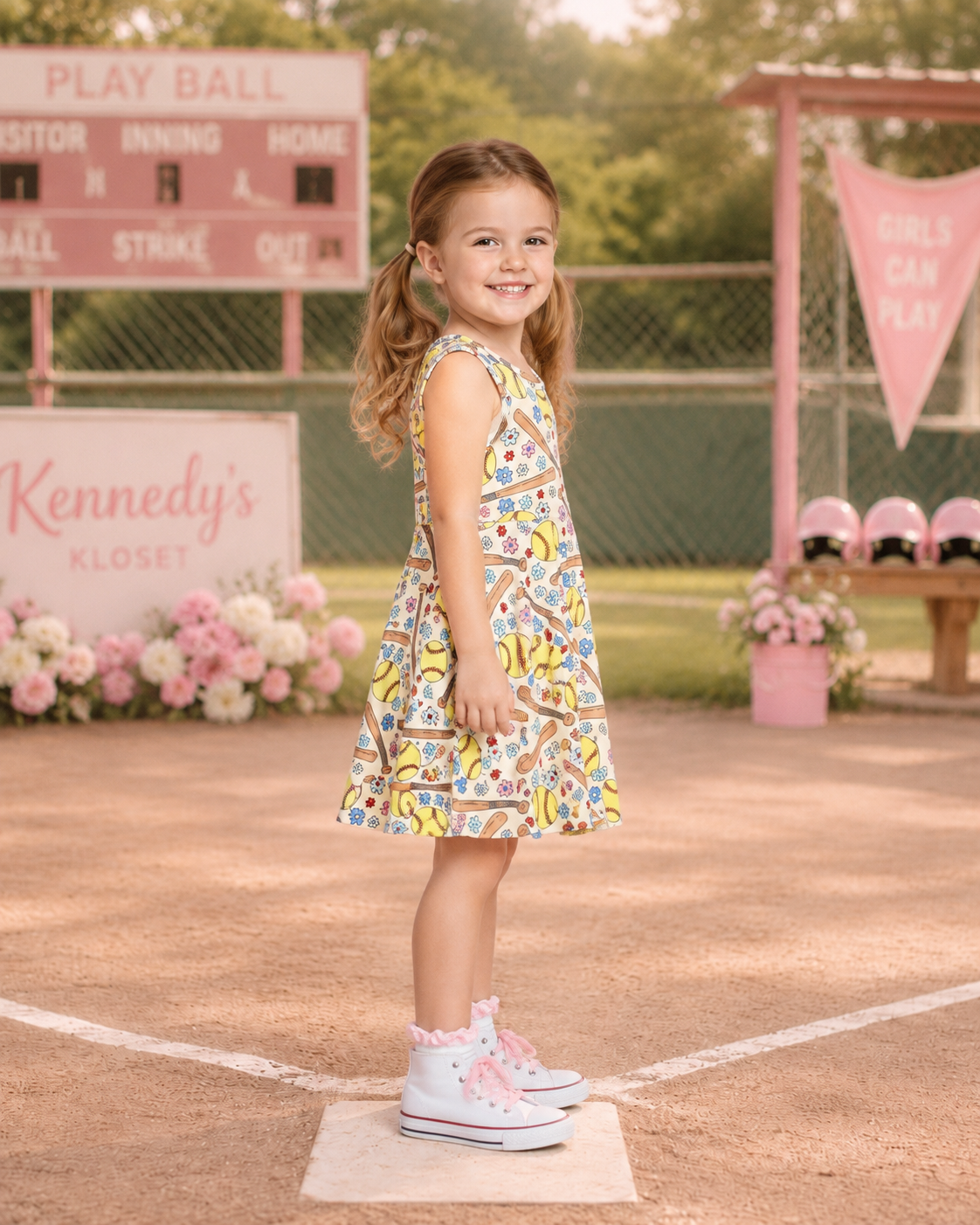 Softball Stiches Dress