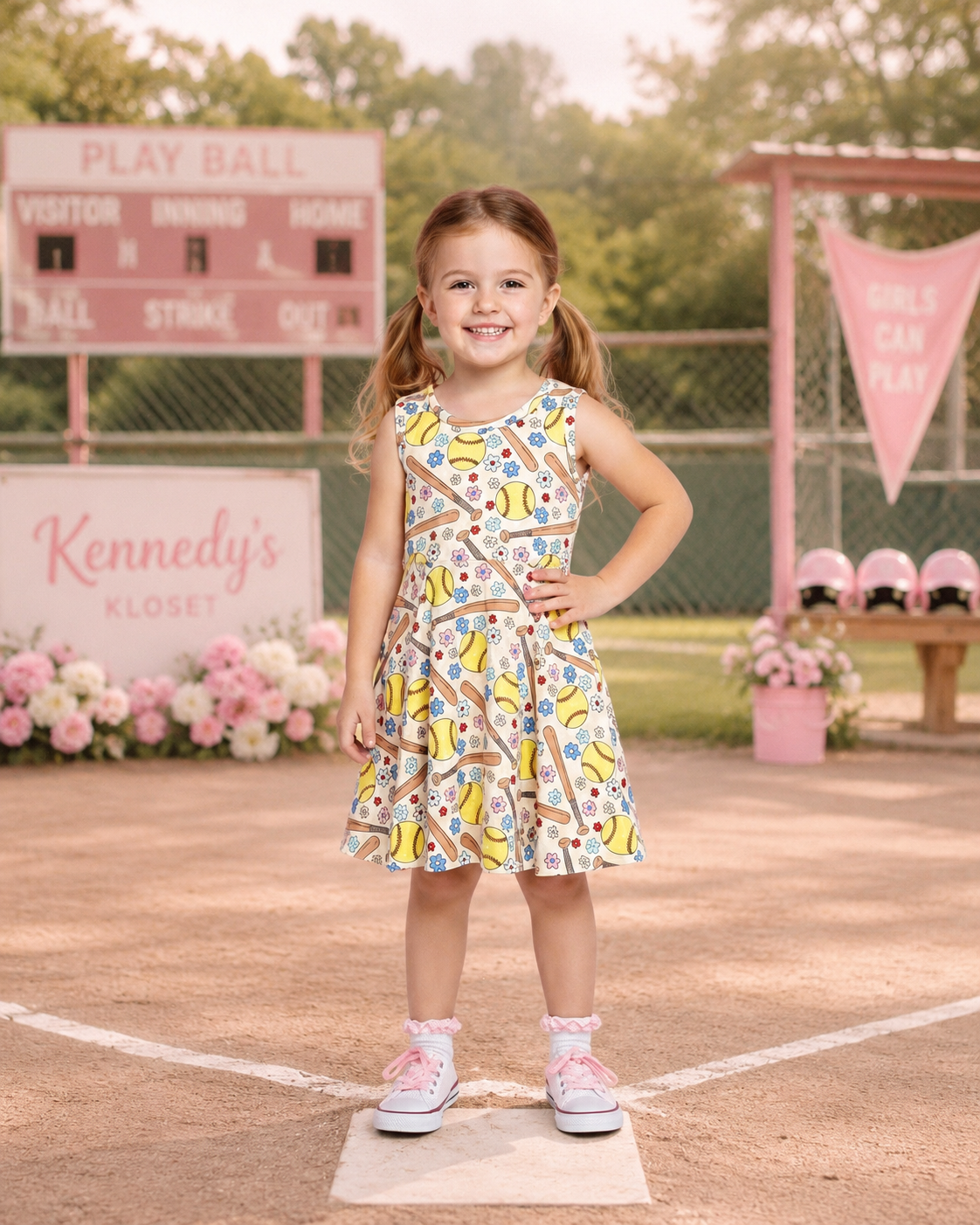 Softball Stiches Dress