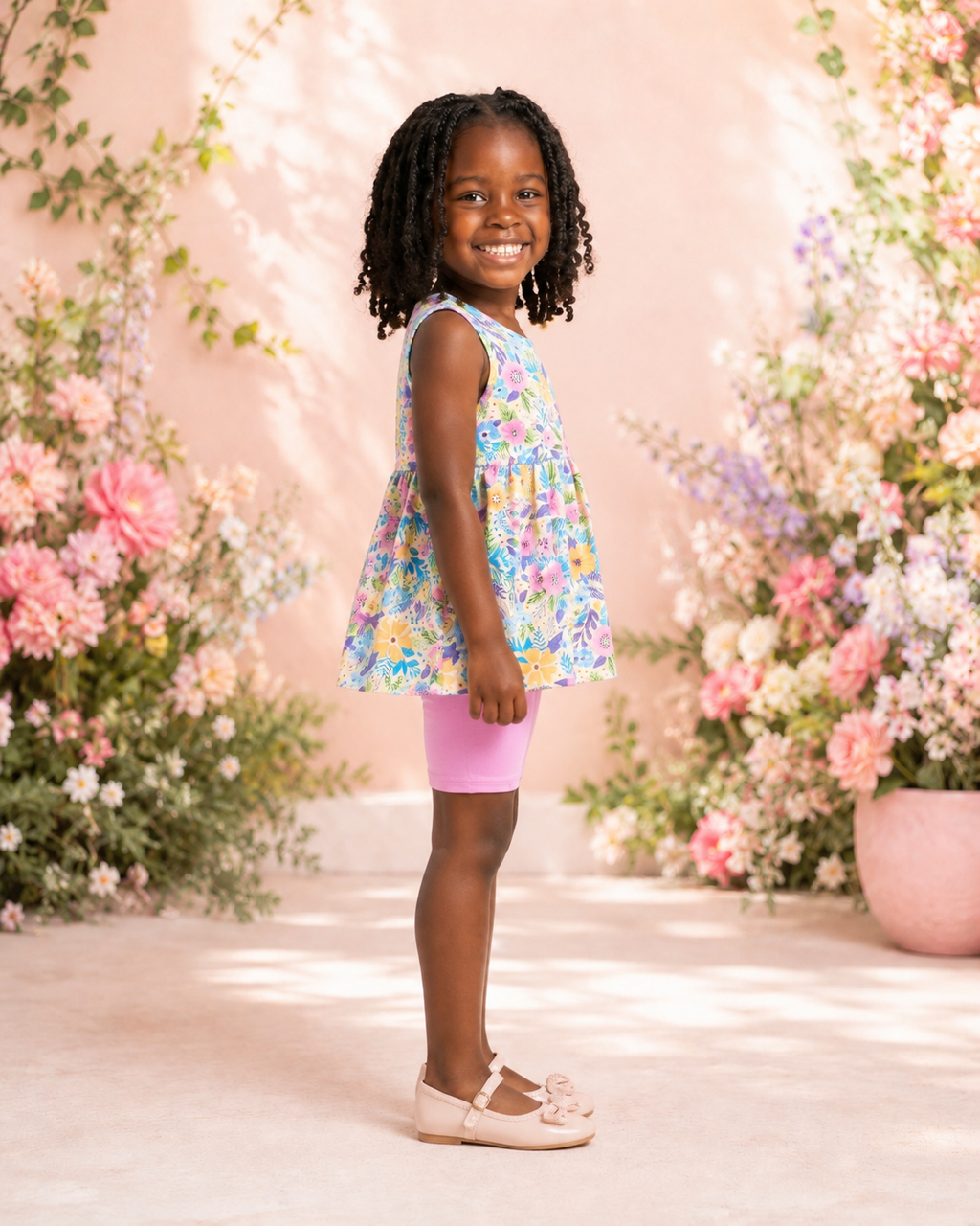 Sunlit Petals Two-Piece Set