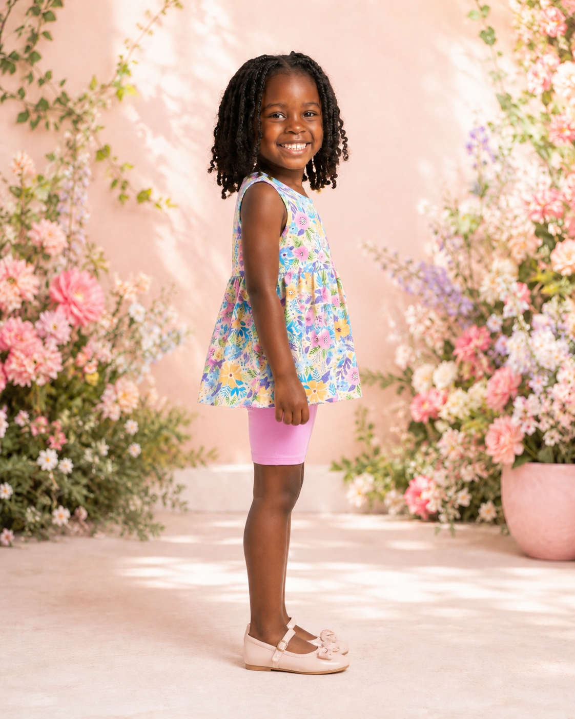 Sunlit Petals Two-Piece Set