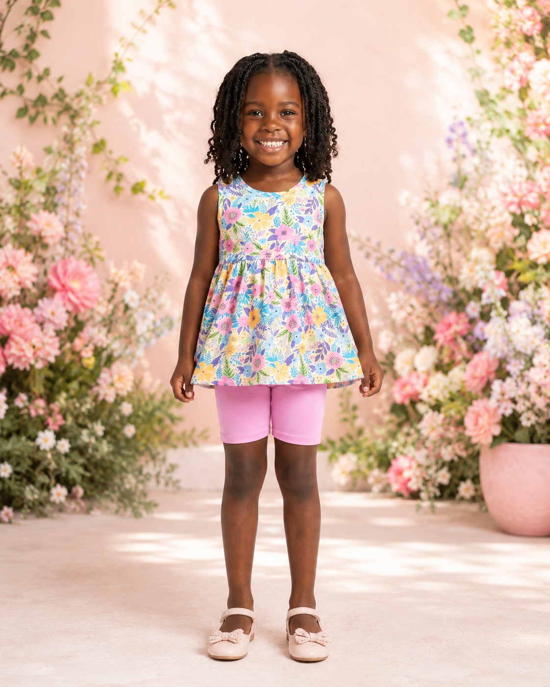 Sunlit Petals Two-Piece Set