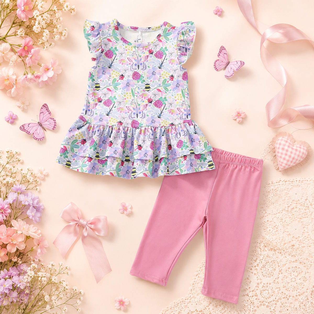 Buzz and Bloom Two-Piece Set